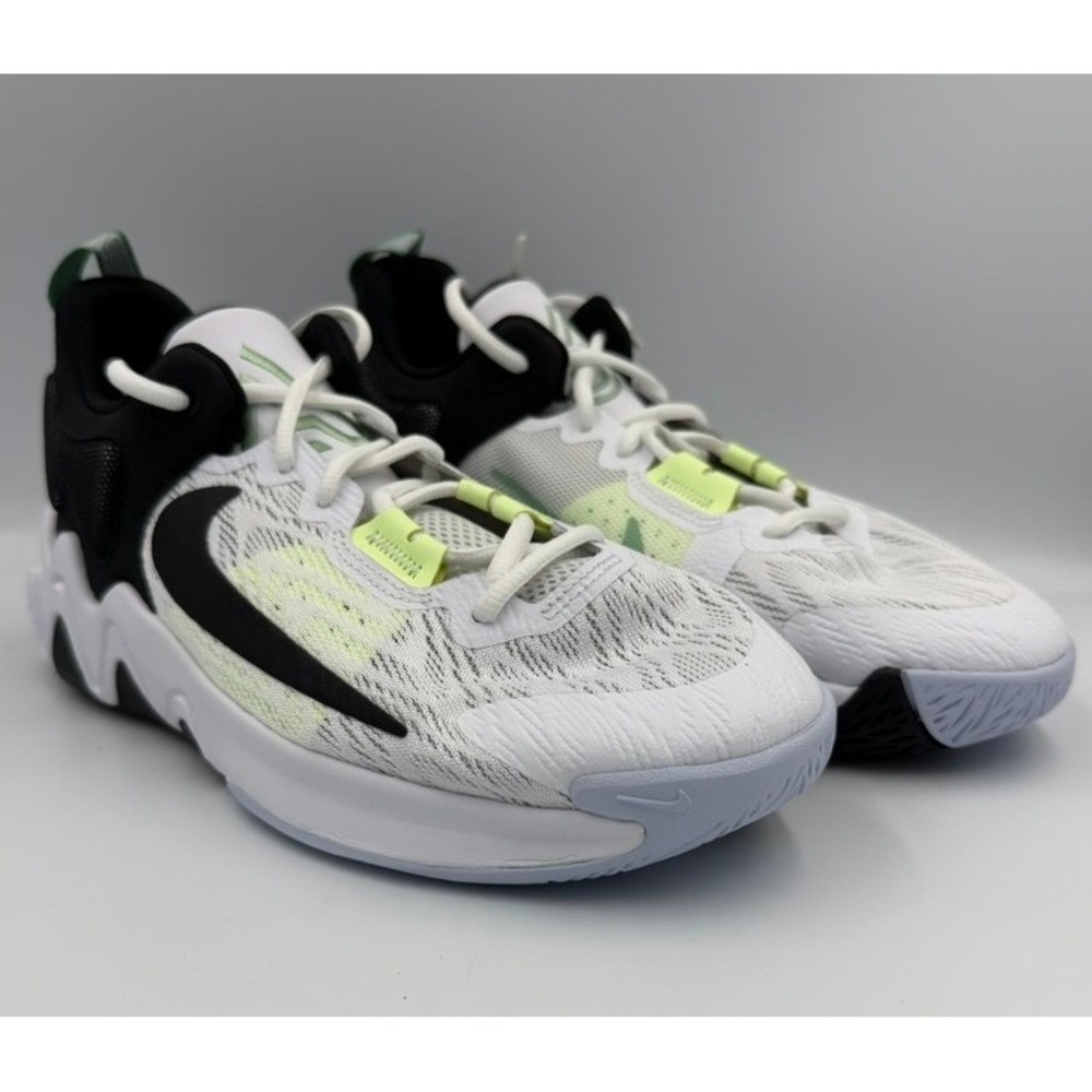 Nike Giannis Immortality 2 GS 7Y Basketball Shoes White Barely Volt NWOB DQ1943